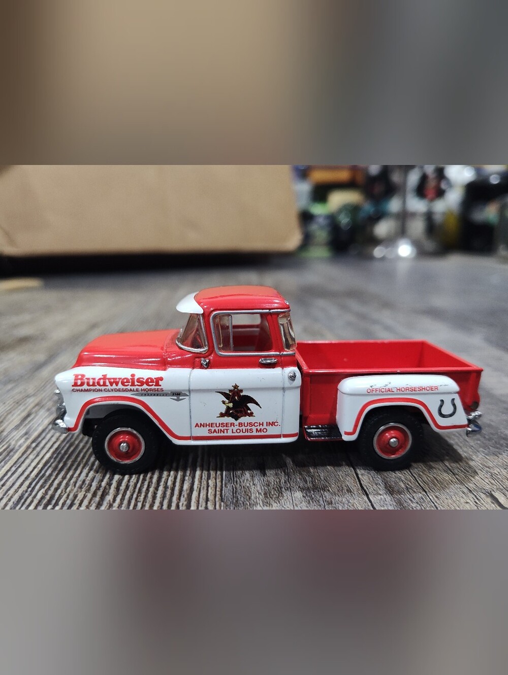 Matchbox  1955 Chevy 3100 "Budweiser" Pick-Up Truck  Models of Yesteryear YVT04